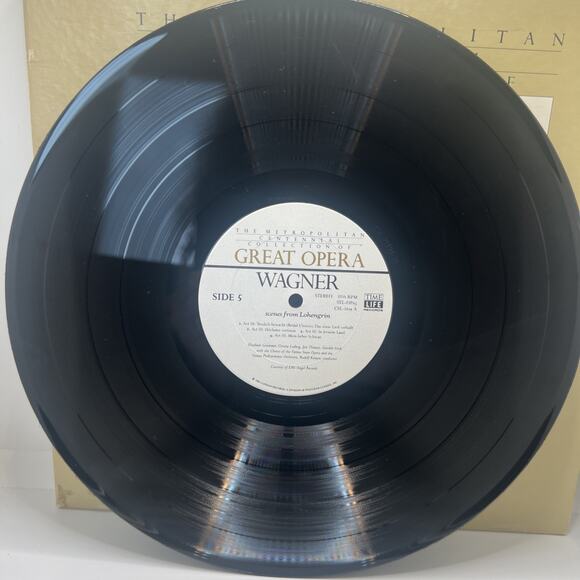 The Metropolitan Collection of Great Opera WAGNER 4 LP + Booklet EX / NM!!! WOW! - Picture 7 of 16